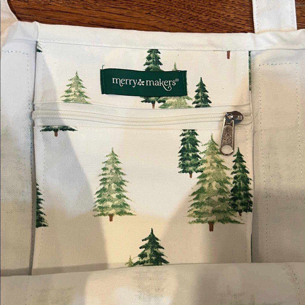 Evergreen Trees Canvas Tote Bag - Picture 5 of 6